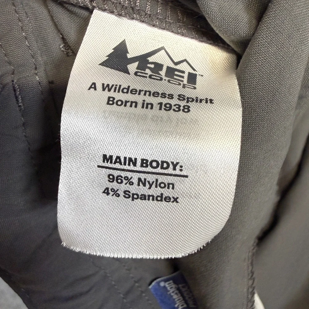 REI Co-op Kids Large 14-16 Cargo Pants Gray Sahara Convertible Hiking Outdoors